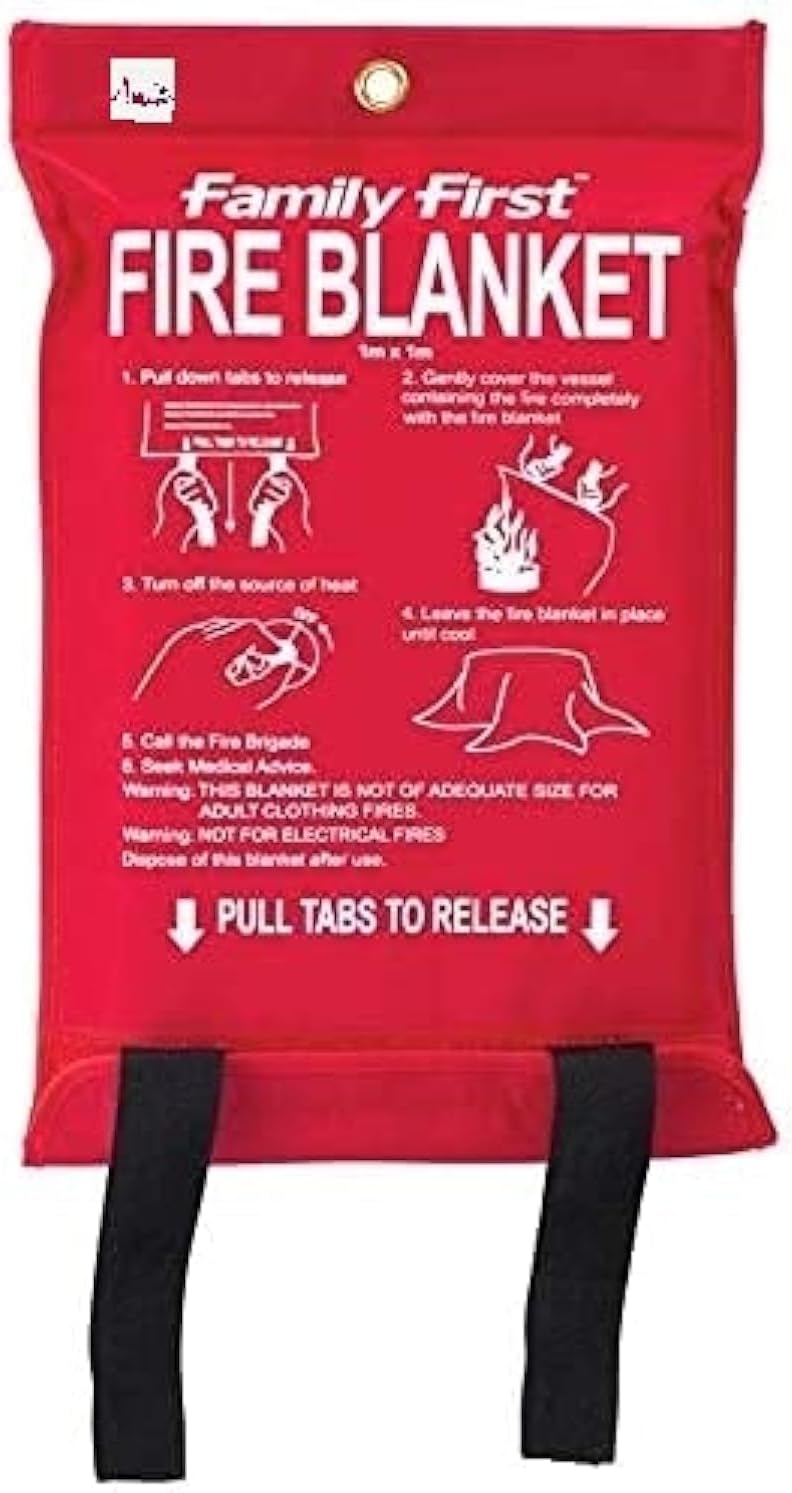 ABBASALI Fire Blanket - 1.2m 1.8m - White