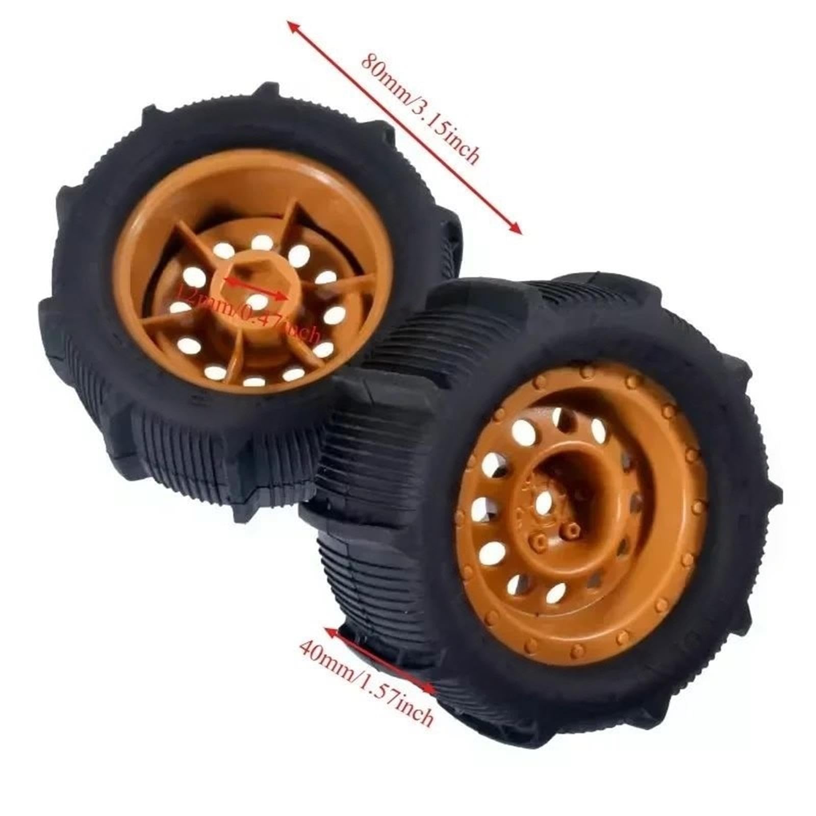 4Uds Neumáticos Paleta 110mm Hex para SCY 16101Pro SG116 MAX Q130 1/10 1/14