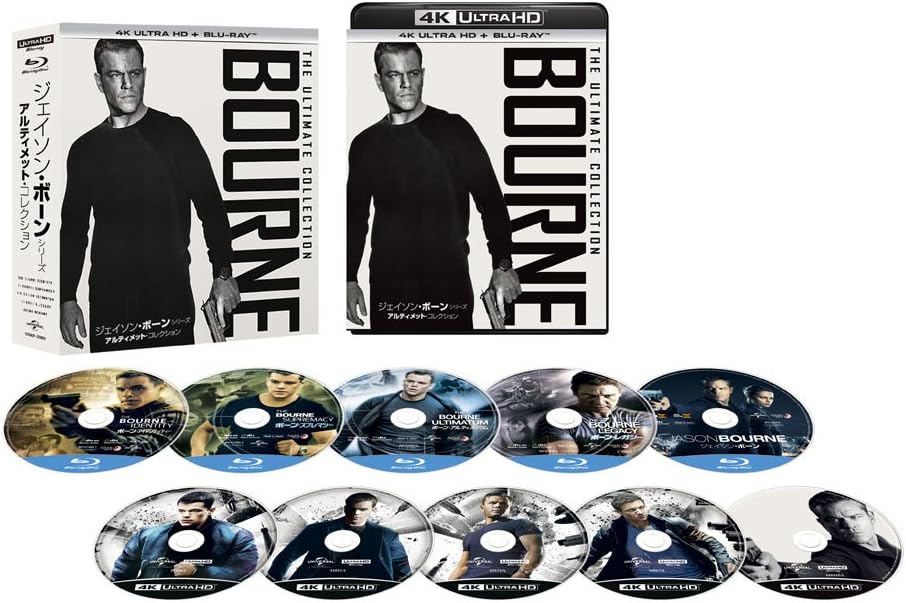 Jason Bourne Series / The Ultimate Collection 4K Ultra HD & Blu-ray Set