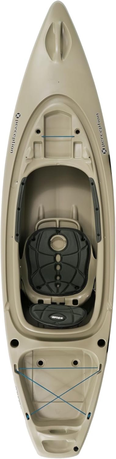 Perception Sound 9.5 Fishing Kayak - Sit Inside Kayak - Stable - Fishing-Ready - 9.5 ft