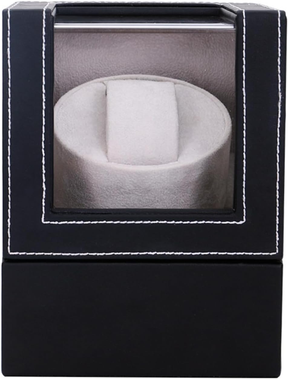 watch winder for automatic watches with quiet japanese motor,flexible pillow fits women and men