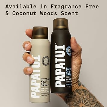 PAPATUI by Dwayne Johnson 360 Enhancing Tattoo Spray Fragrance-Free 4 oz