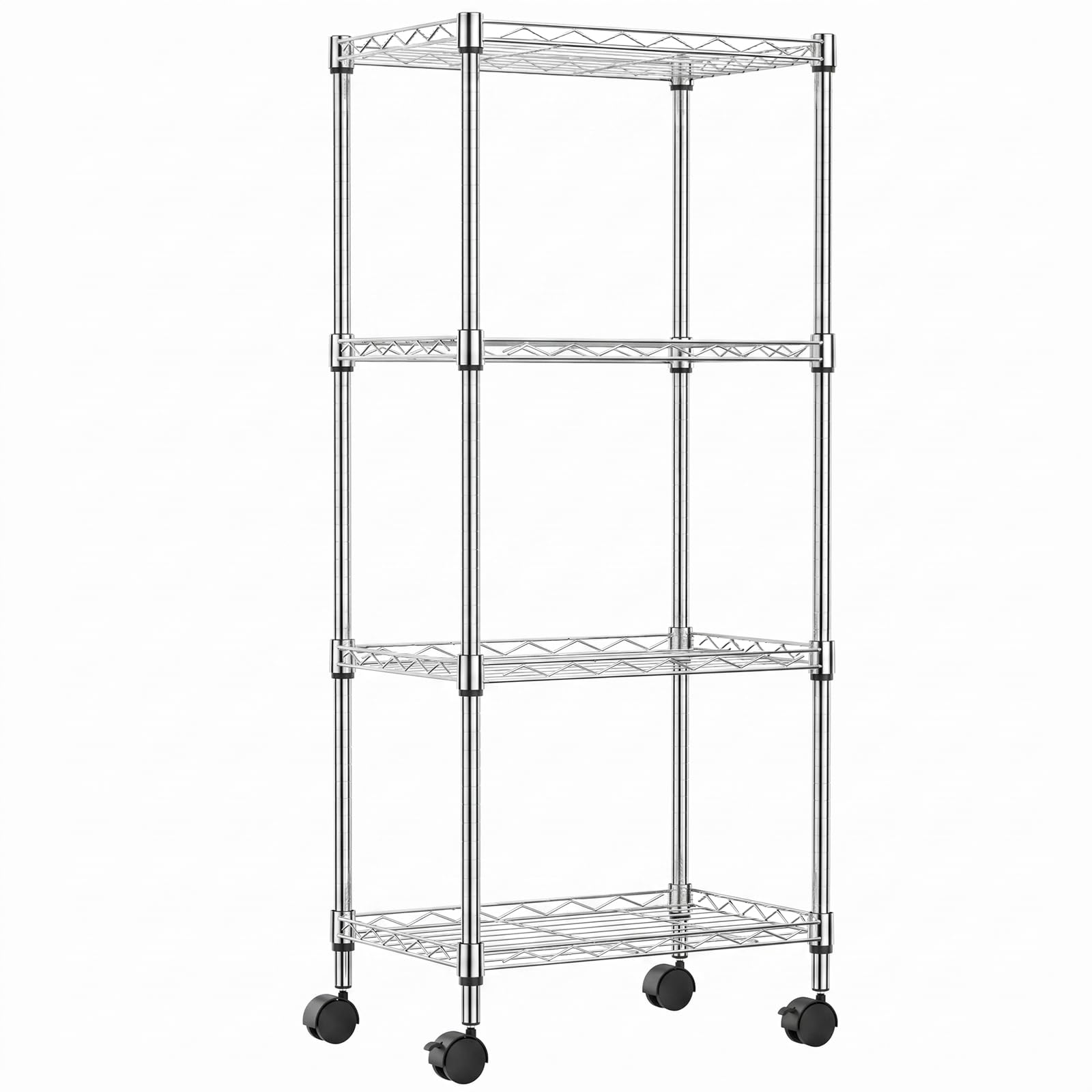 Amazon.co.jp: DODOSOSO スチールラック 4段 幅45×奥行30×高さ100cm
