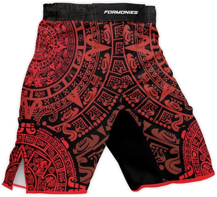 Aztec MMA Shorts – Men’s Fight Shorts for Cage Fight Muay Thai Jiu-Jitsu BJJ Boxing Grappling
