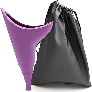 KPOKPO (2020 New Female Urination Device, Female Urinal Silicone Funnel Urine Cups, Portable Urinal for Women Standing Up to Pee Funnel Reusable Women Pee Funnel, Outdoor, Activities, Camping Pee