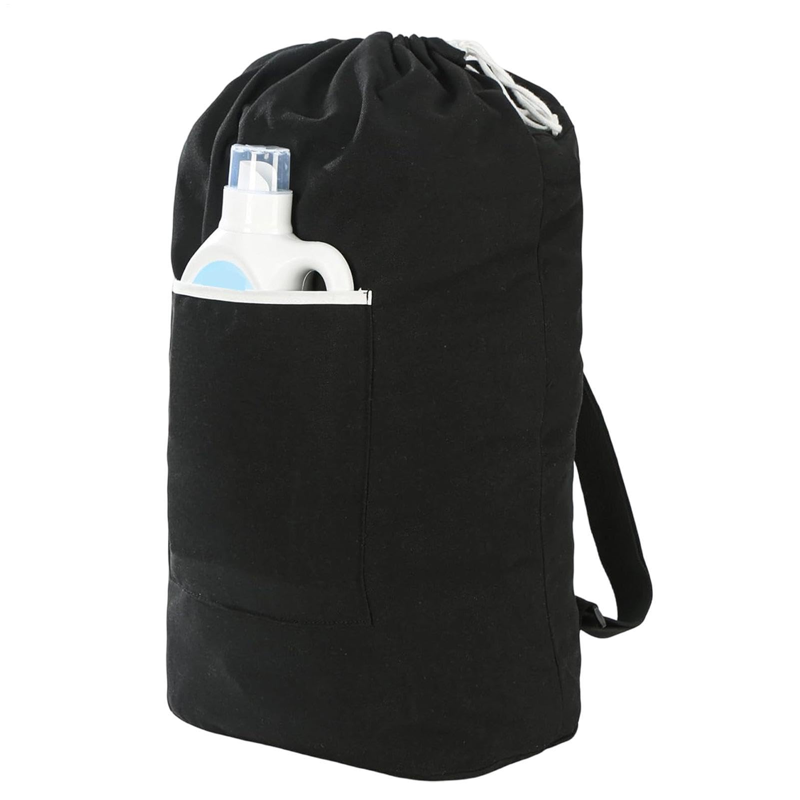 Studenten-Wäsche-Rucksack Waschbarer Canvas Schmutzwäsche-Organizer
