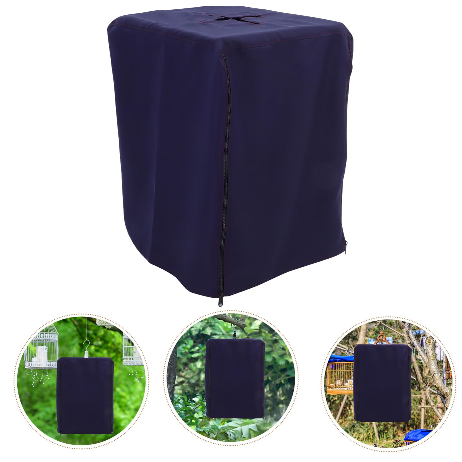 Sosoport 2 Pz gabbia per uccelli gabbia giocattolo per uccelli gabbia per porcellini d'India Forniture per animali domestici accessori per gabbie per animali domestici stoffa Blue
