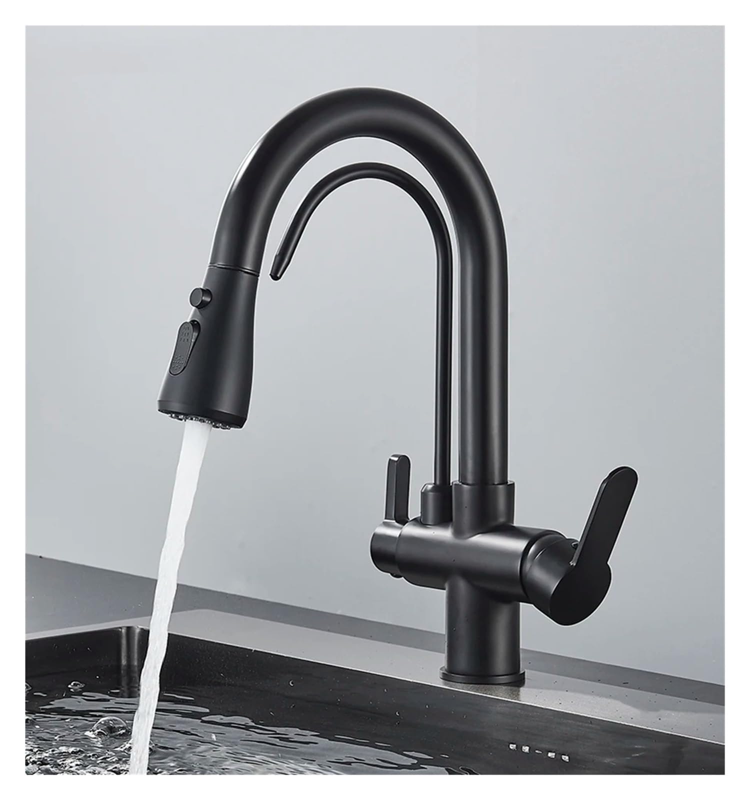 Mélangeur trois voies rotatif pour purifier l'eau en cuisine