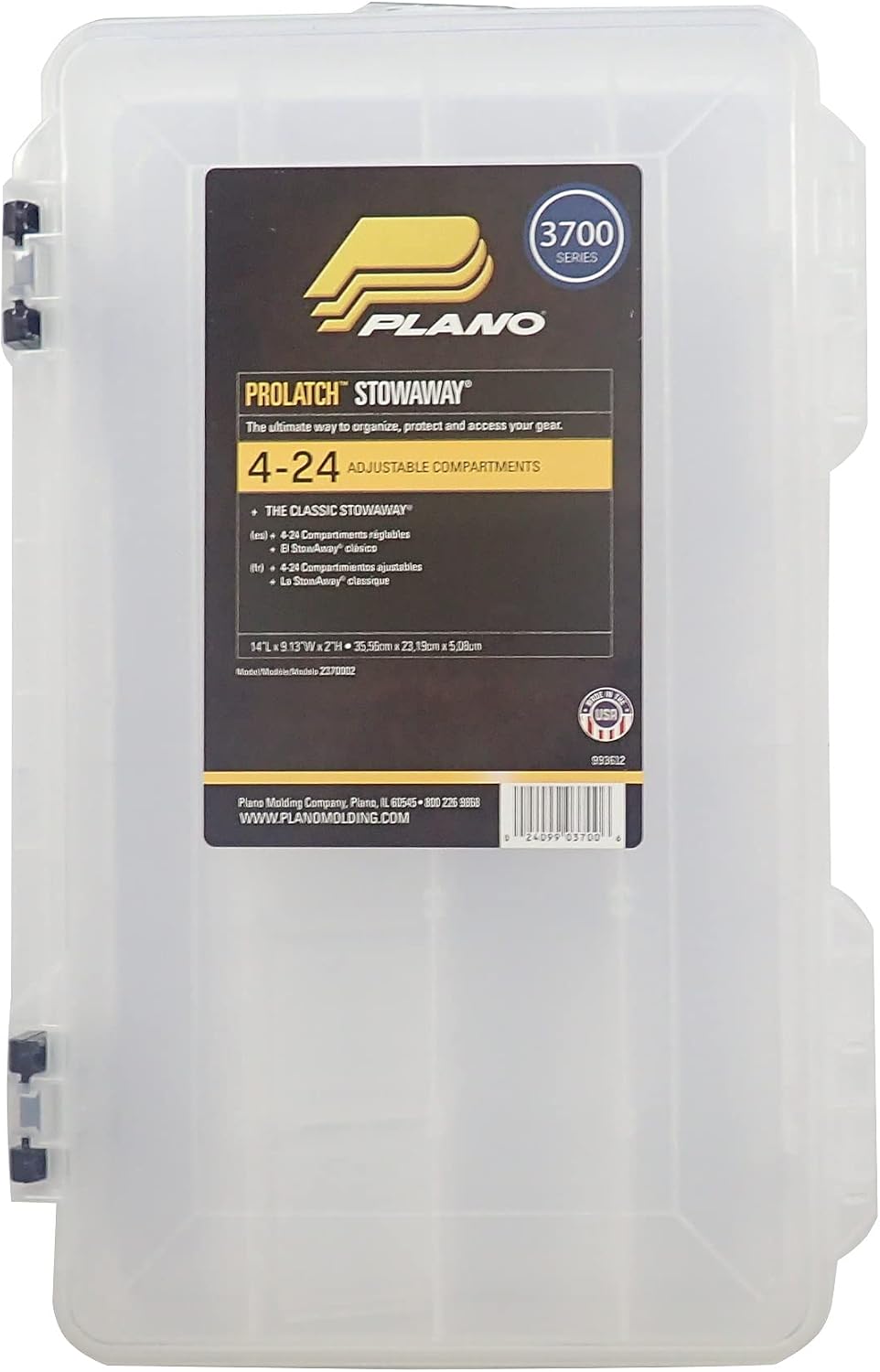 Plano 23700-02 Stowaway with Adjustable Dividers