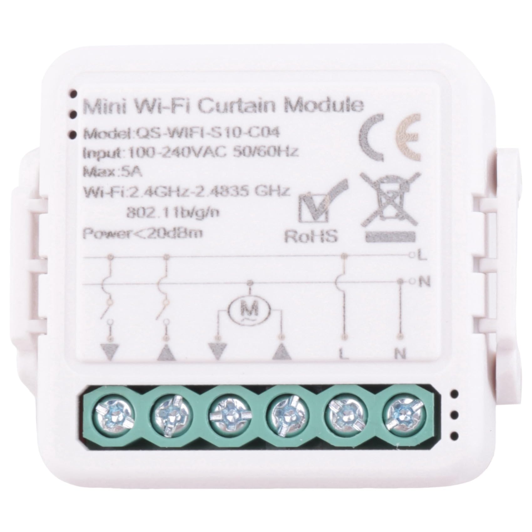Epdpekc Tuya Smart WiFi Curtain Switch Module for Roller Blind Electric Motor Smart Life APP Remote Control