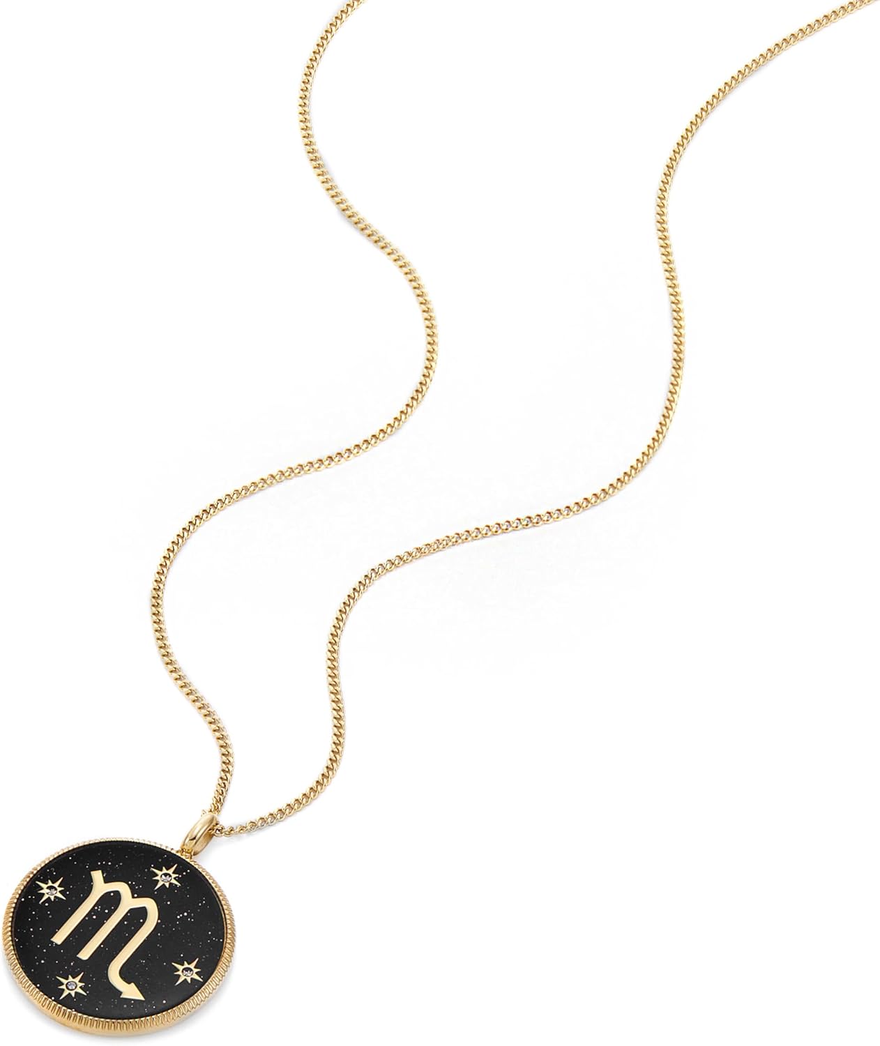 [フォッシル] レディース WRITTEN IN THE STARS ゴールドトーン ステンレススチール ブラック サンドストーン