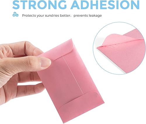 Miniatura 4 de ACSTEP Paquete de 500 sobres de monedas de colores #1 de 2.25 x 3.5 sobres, 10 sobres de semillas de papel autoadhesivos de colores surtidos,