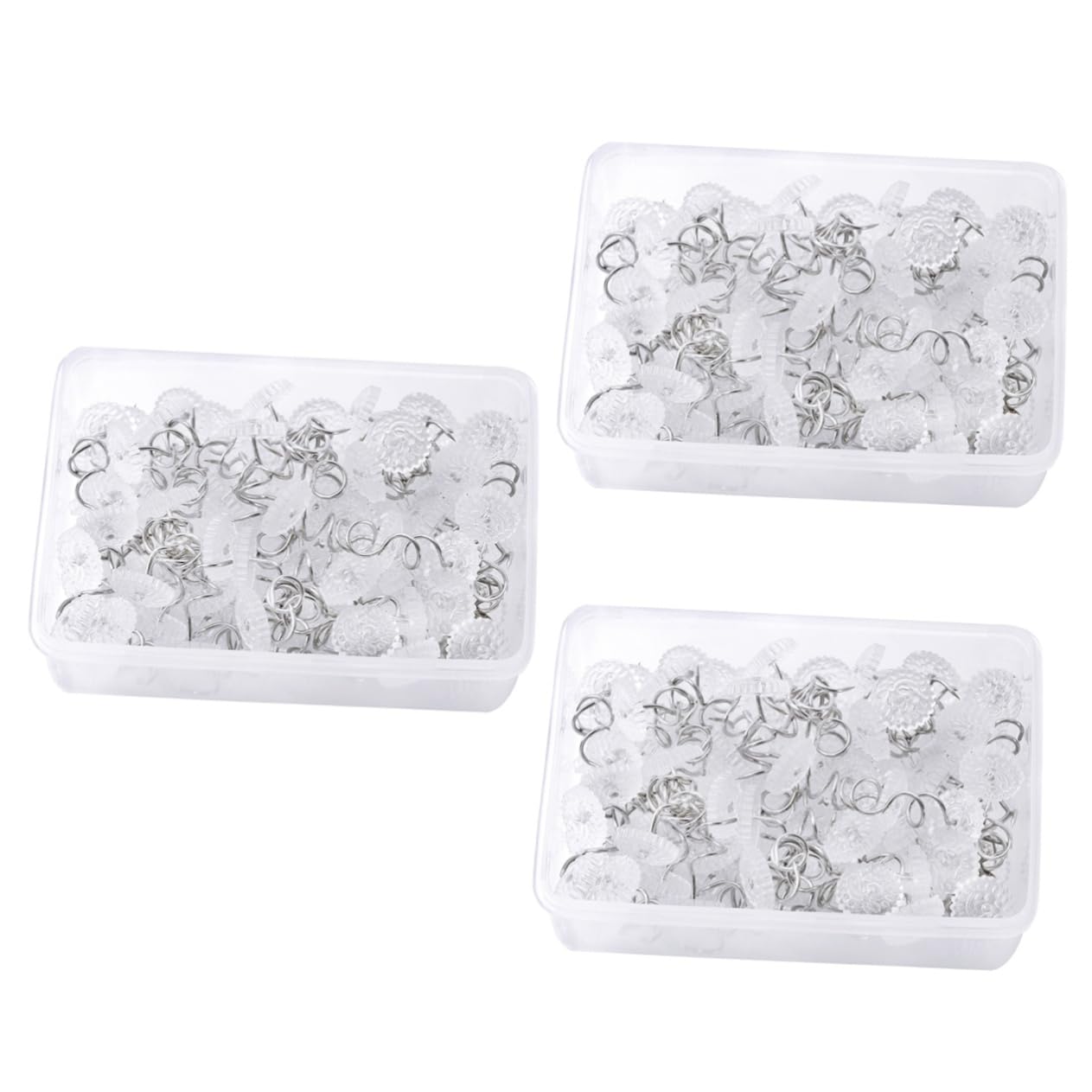 Épingles à tête torsadée en inox ABOOFAN pour maintenir fermement les housses