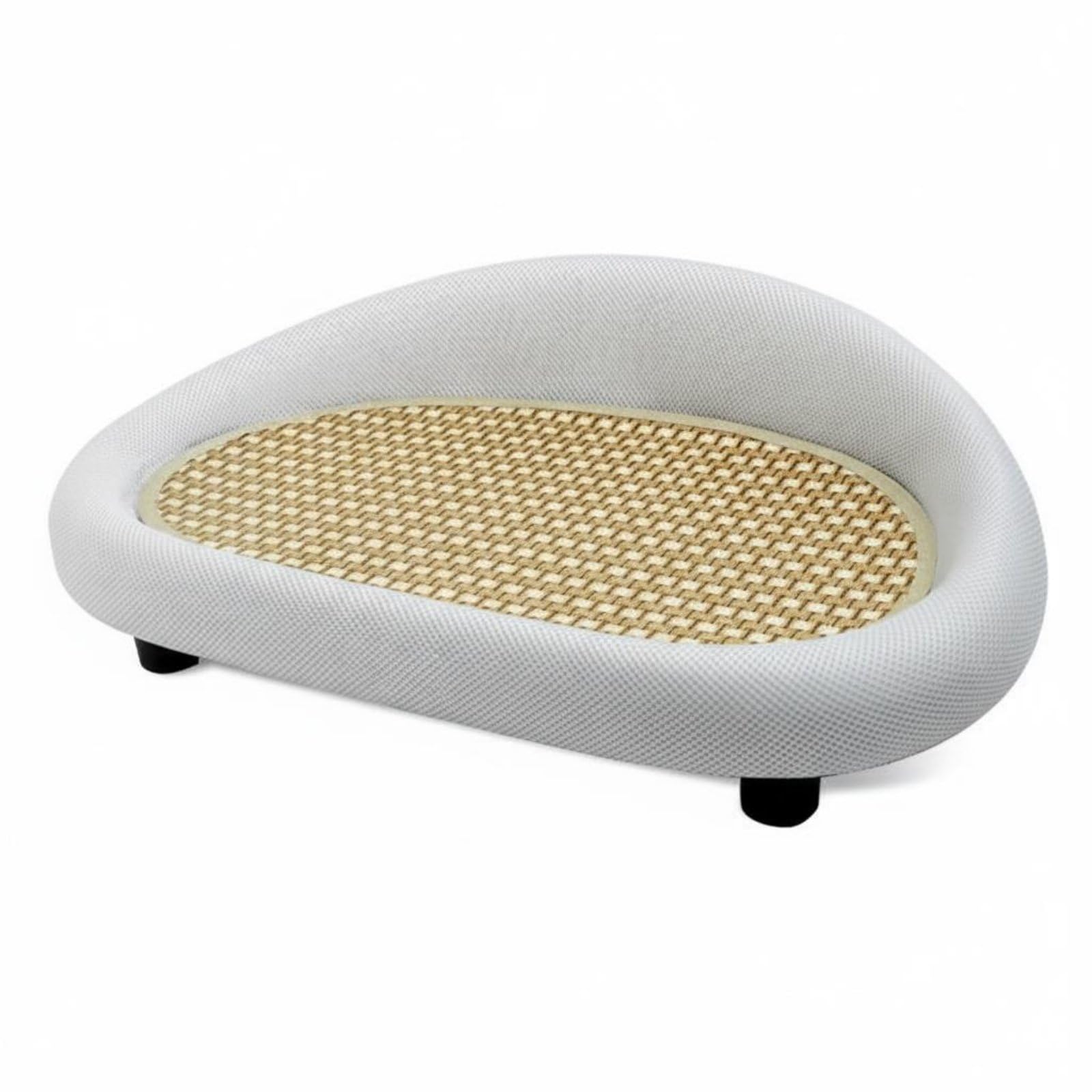 Canapé rafraîchissant pour chat antidérapant avec lit en sisal