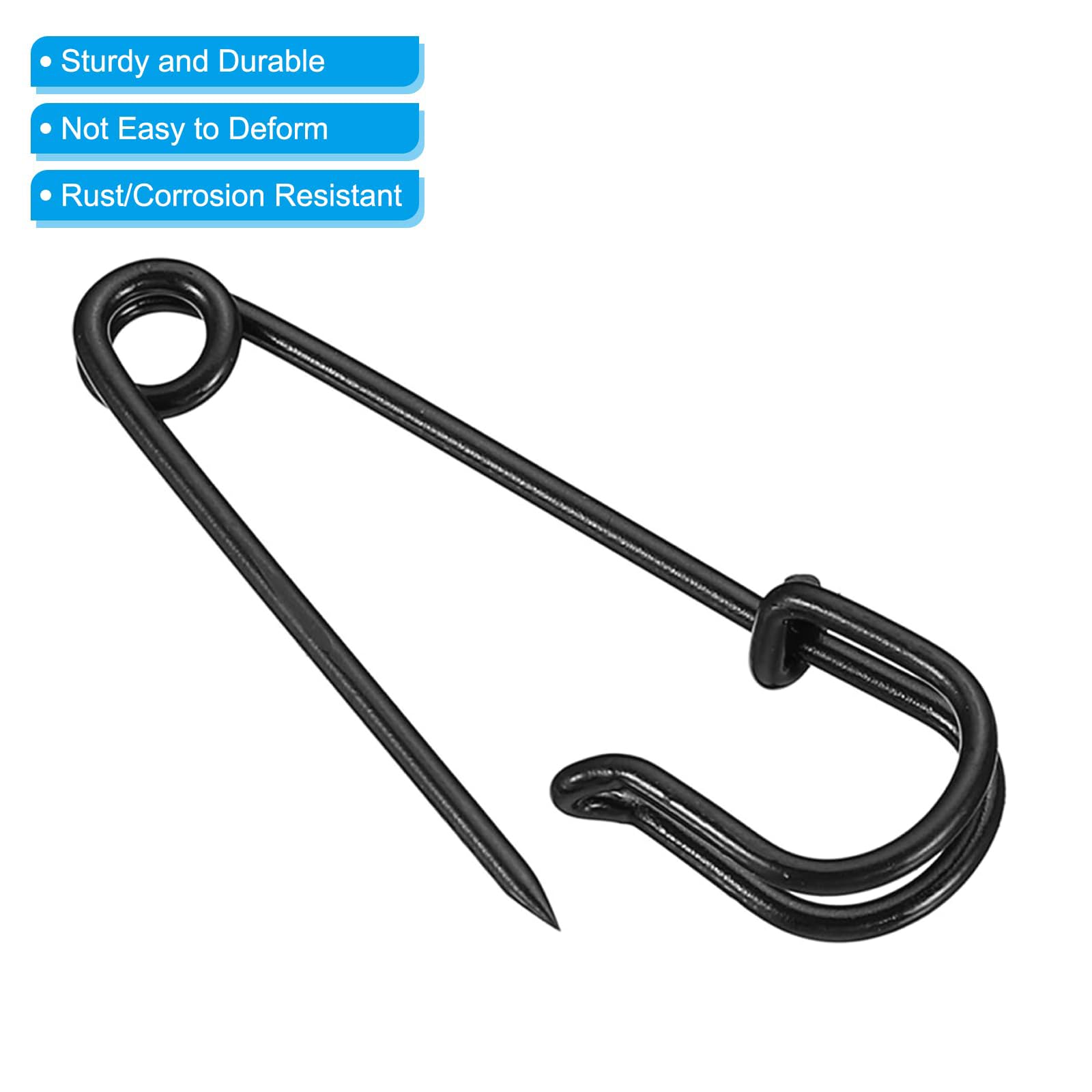 TA-VIGOR 24Pcs Large Safety Pins, 13.5mm Strong Extra Sturdy Bulk Blanket Pin - Image 4