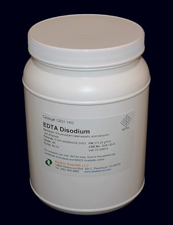 EDTA Disodium AR, Molecular Biology, ?99.0%, 1 kg