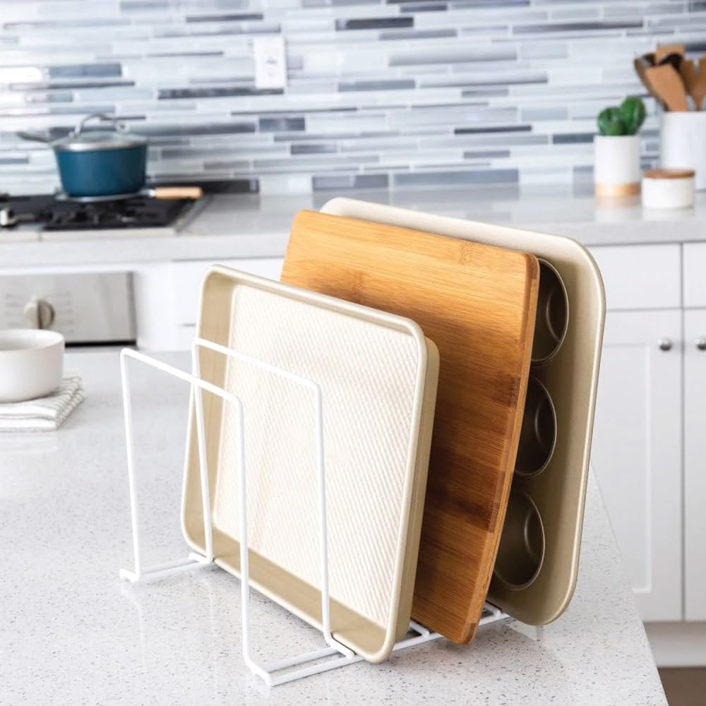 Mejor Houseware Medio Organizador Blanco