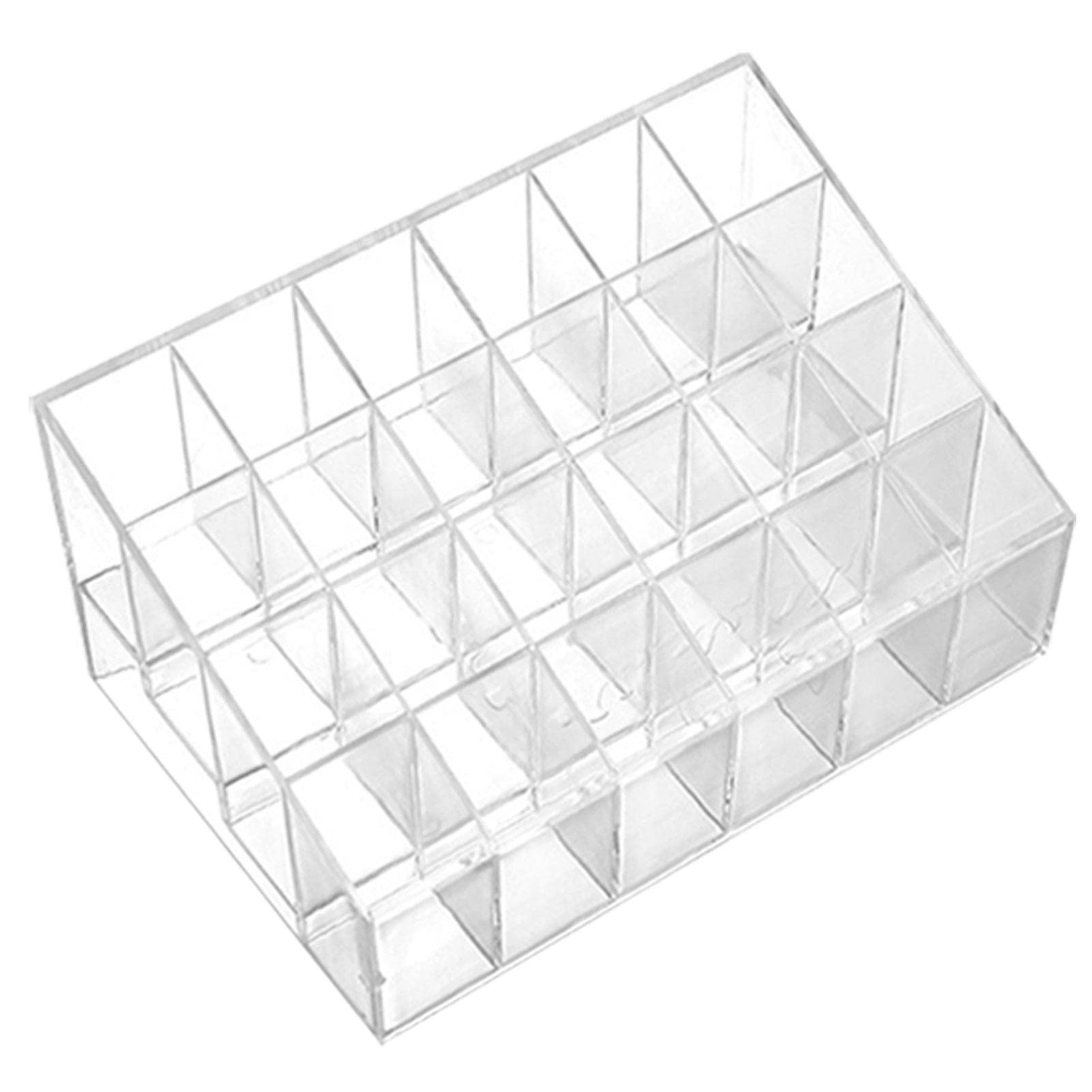 Transparenter Lippenstift-Organizer – Acryl-Ständer, transparentes Make-up-Aufbewahrungsregal