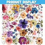 Zoom IMG-2 habni 100 pezzi adesivi floreali Zoom IMG-2 habni 100 pezzi adesivi floreali