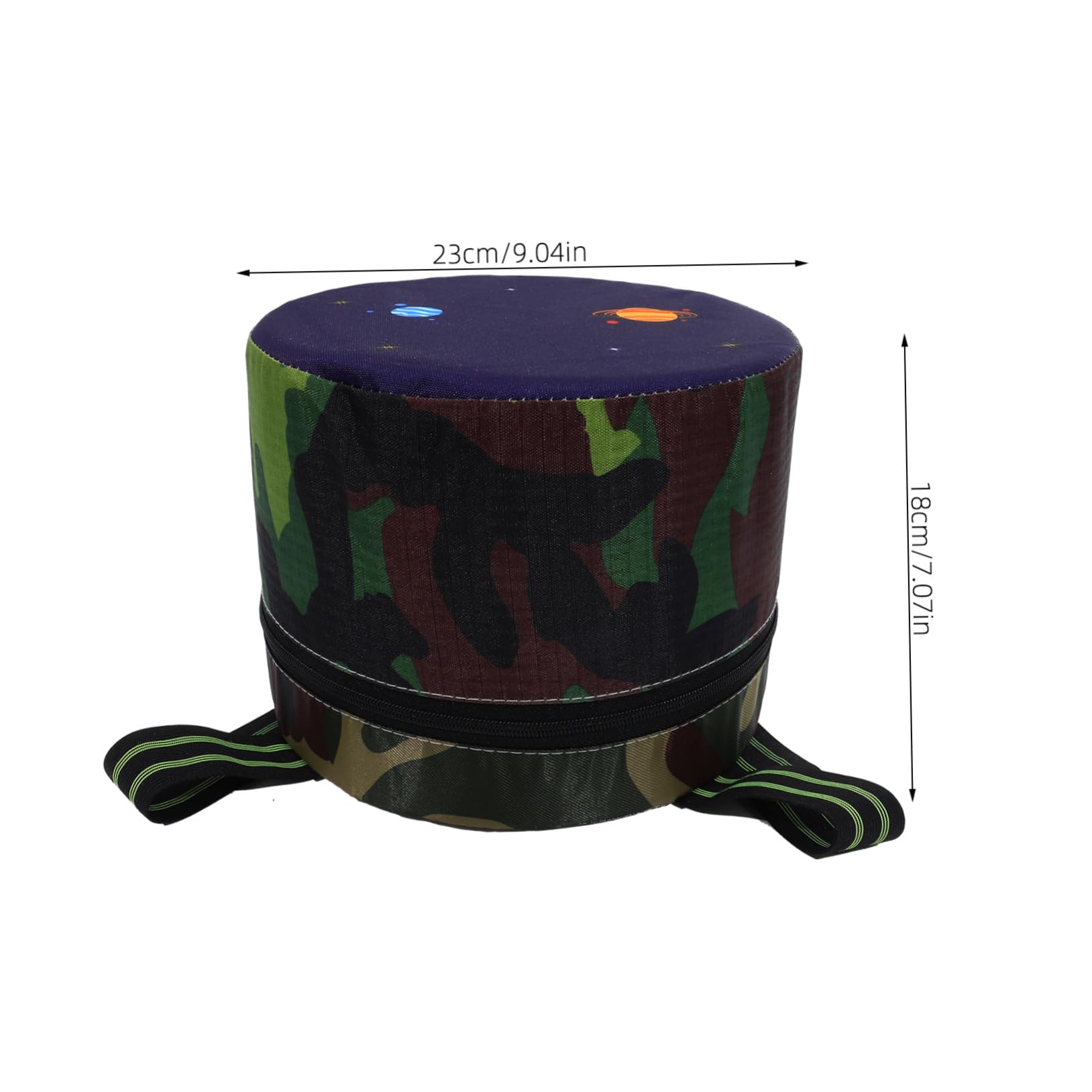 KONTONTY Portable Gardening Stool for Seniors Durable Lightweight Seat for Outdoor Activities for Fishing Tea Picking Camping and Gardening Height