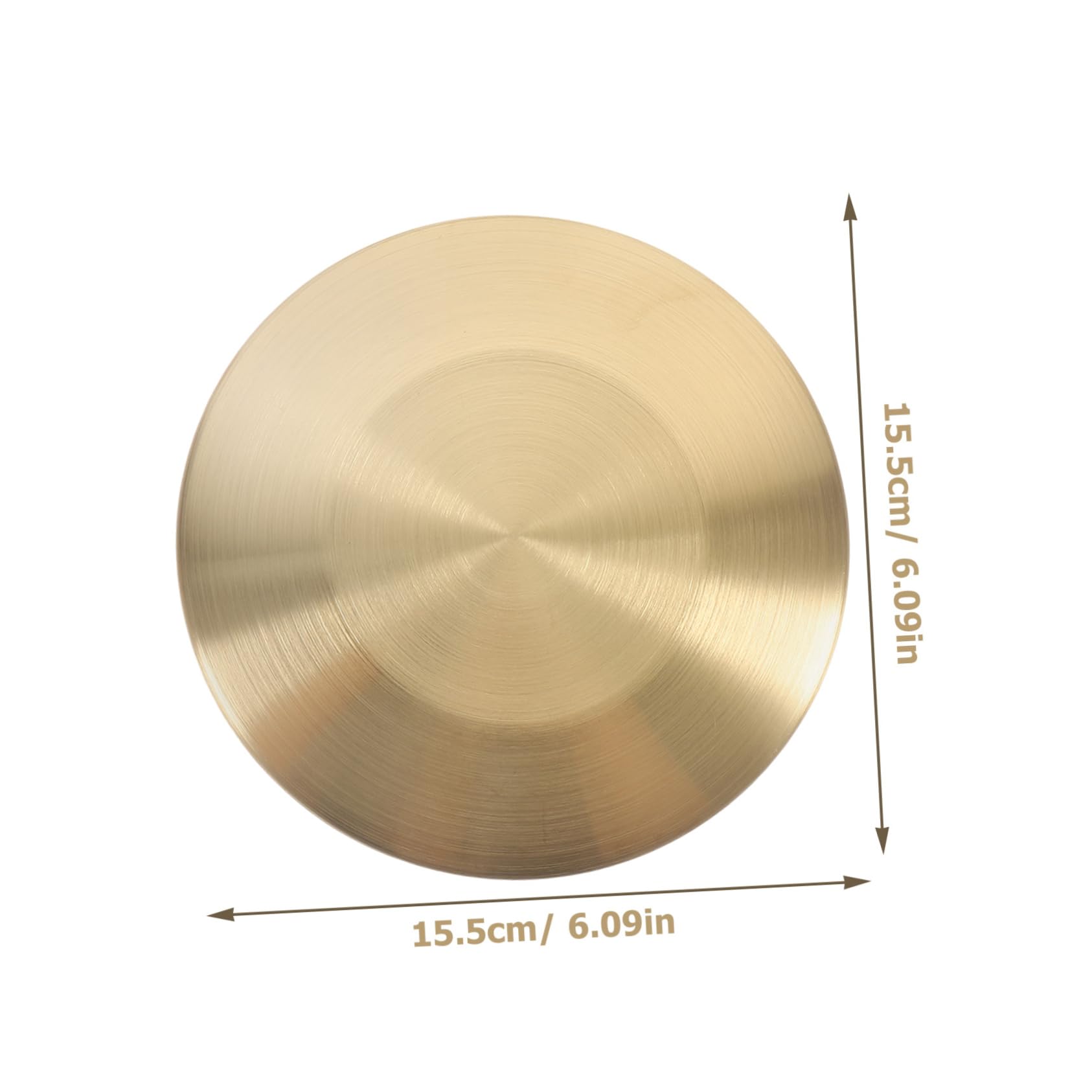 CIMAXIC 6 Inches Traditional Chinese Gong Cymbals Hand Gong Mallet Music Instrument for Boys and Girls Compact Design