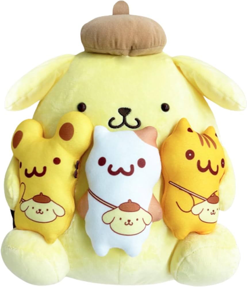 ポムポムプリン ぬいぐるみセット Amazon.co.jp: ナカジマコーポレーション ほわほわ ポムポムプリン L