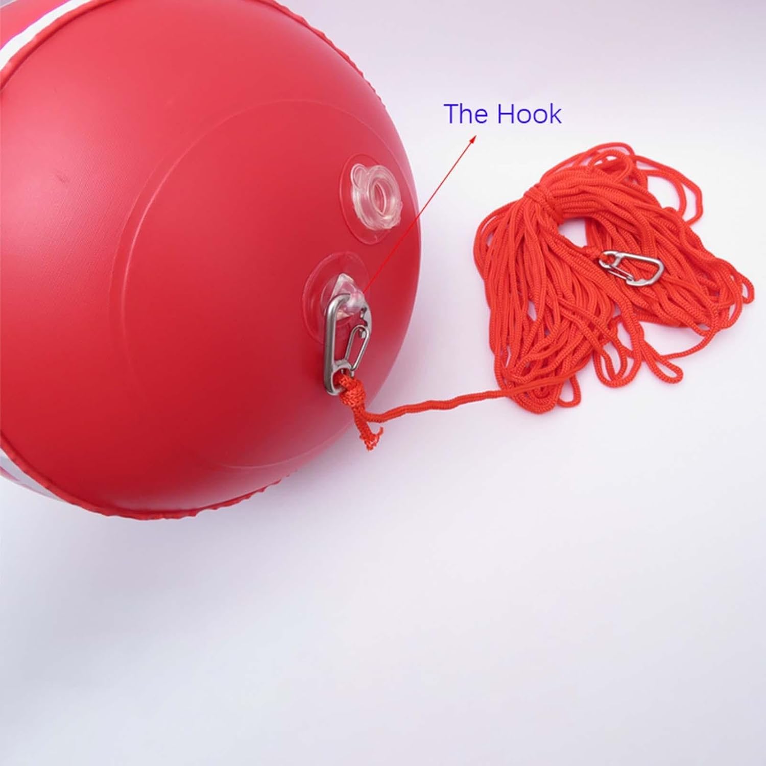 Floating Marker Snorkeling Buoys with Adjustable Rope for Spearfishing and Professional Underwater Operations PVC Plunge Indication Flag