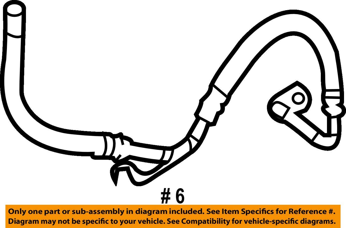 Mercedes-Benz 204 460 66 24, Power Steering Return Hose