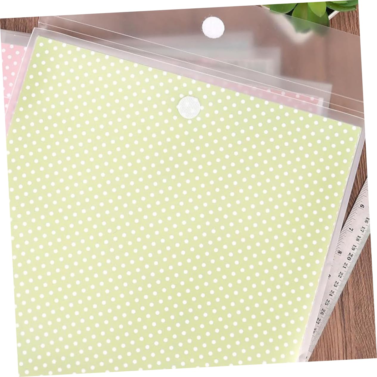 12 przezroczystych plastikowych uchwytów do scrapbookingu, torby na dokumenty do papieru rzemieślniczego, winylu, zdjęć i dokumentów - idealne materiały biurowe i nizer do kreatywnych projektów