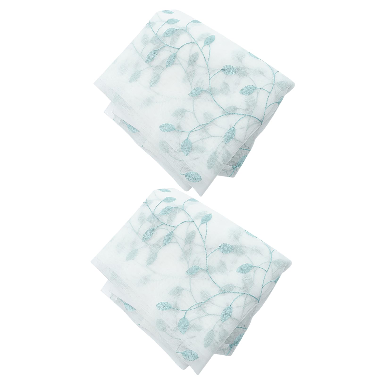 Voilages à feuilles pour balcon et salon, créez un coin de détente chaleureux avec ce lot de 2