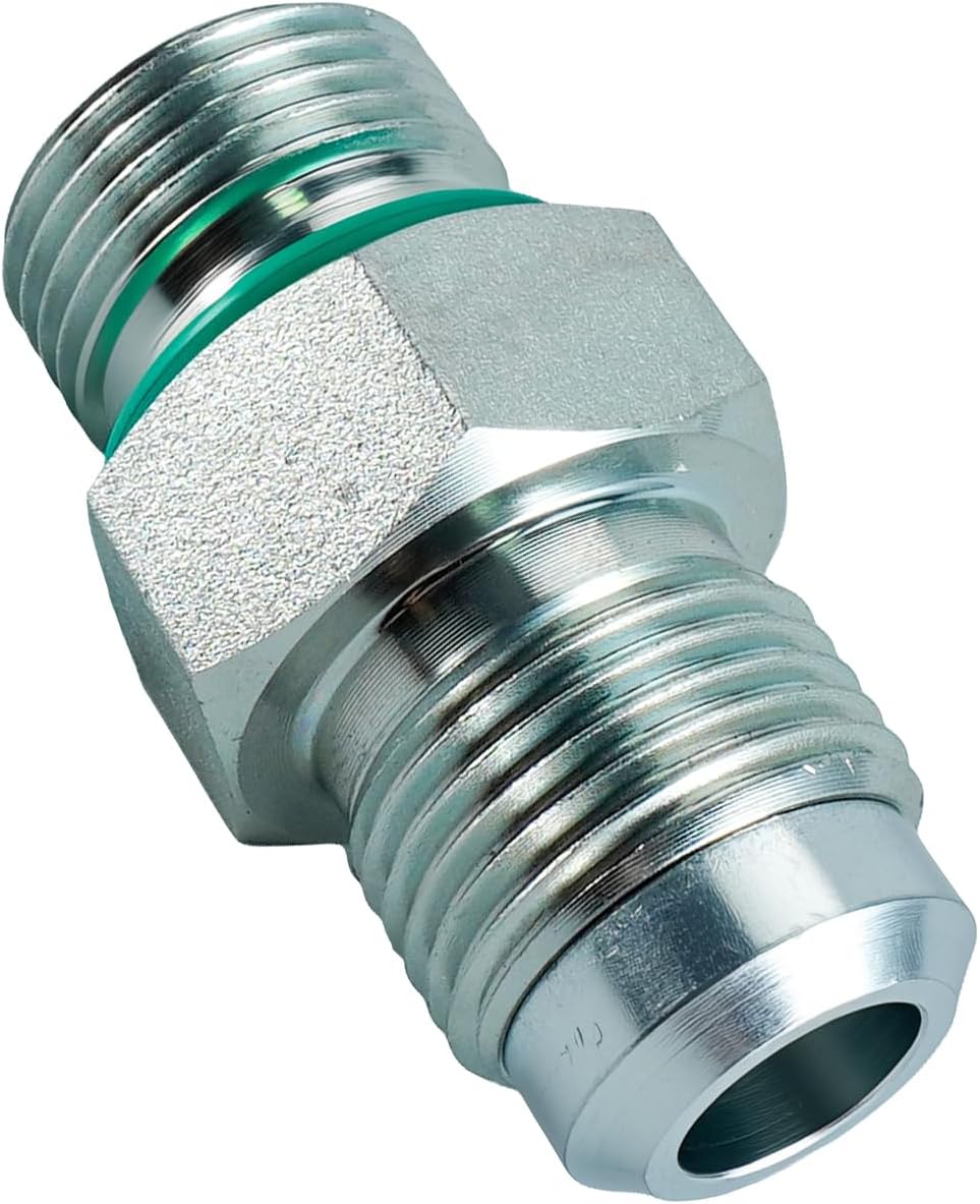 Fuel Check Valve with Gasket Fit for Cummins N14 Straight Check Valve Fuel Cooling Plate Outlet Connector Replace 042211 3348332