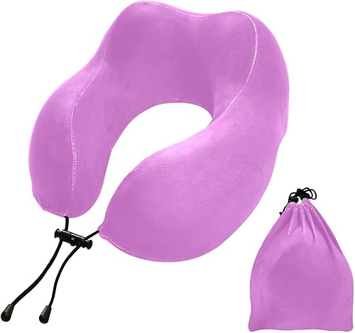 Almohada de viaje de orquídea para niños, almohada de viaje de espuma viscoelástica esencial para viajes en avión para vuelos largos, avión coche y