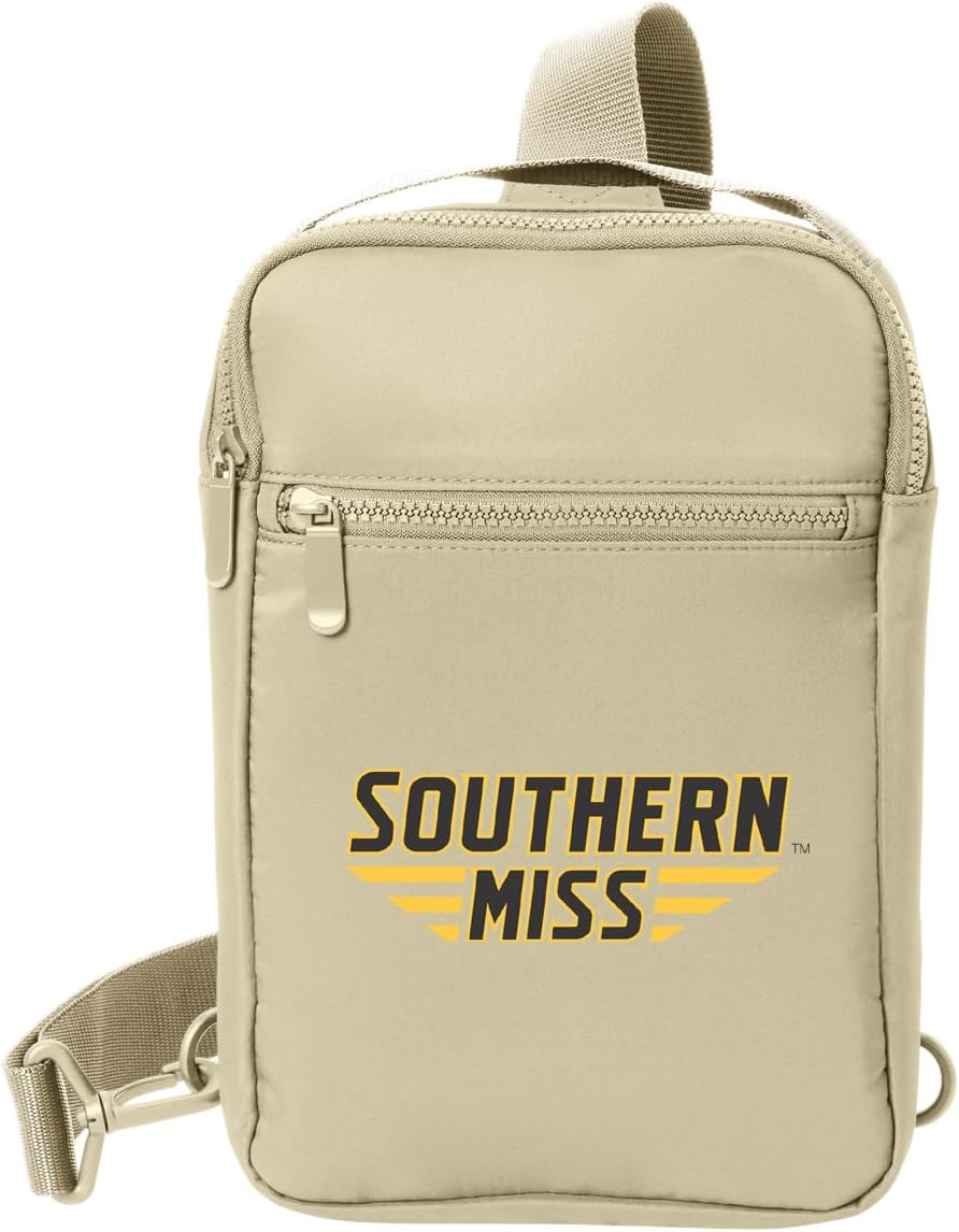 Broad Bay Southern Miss Crossbody Bag - Versatile Travel, Sports, or Gameday Bag for Southern Mississippi Fans and Alumni, Men or Women