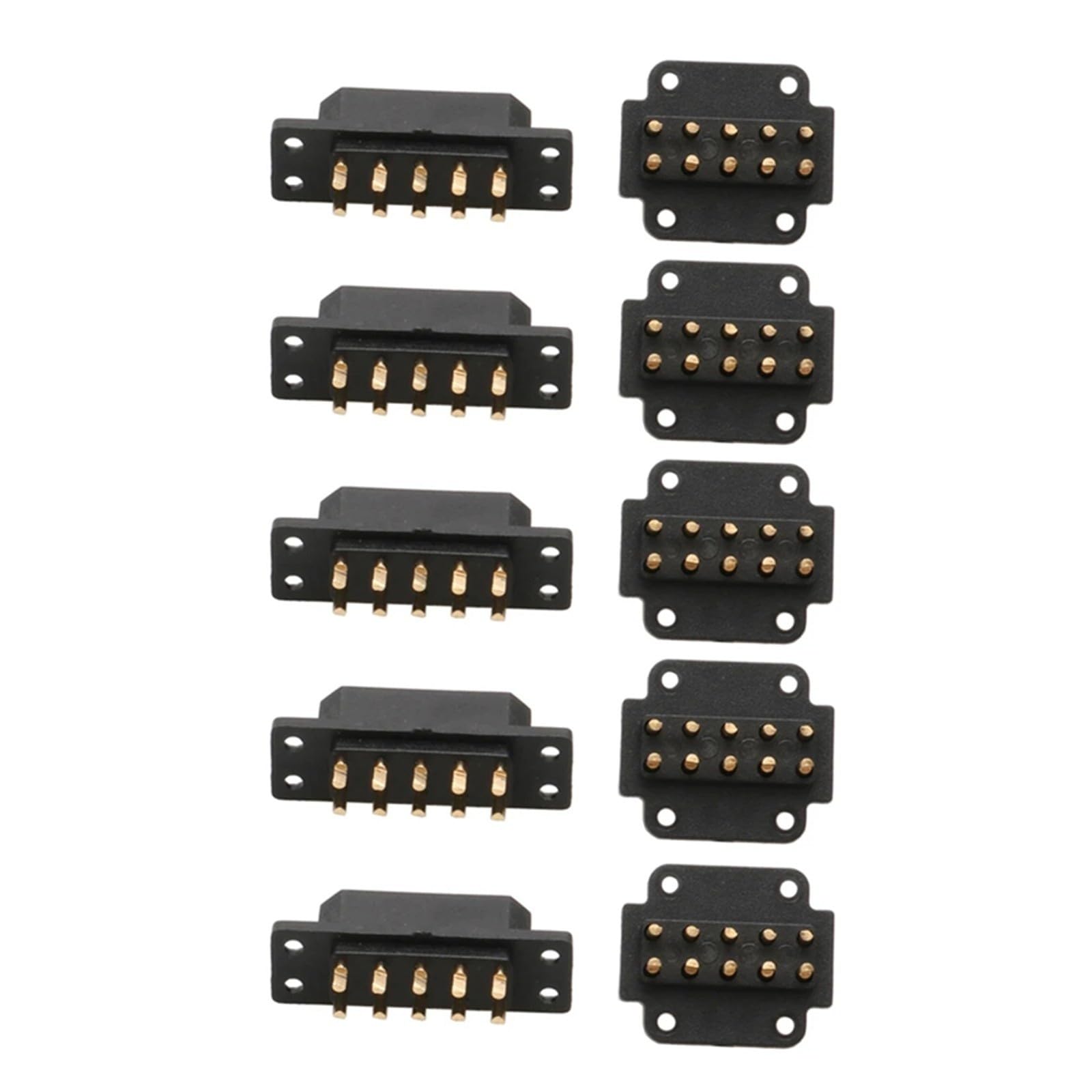 MX6 MX10 piny złącza serwo VTOL szybkie podłączenie męskie wtyki żeńskie akcesoria modelarskie Adapter steru dla RC Turbojet Drone(5pairs MX10)