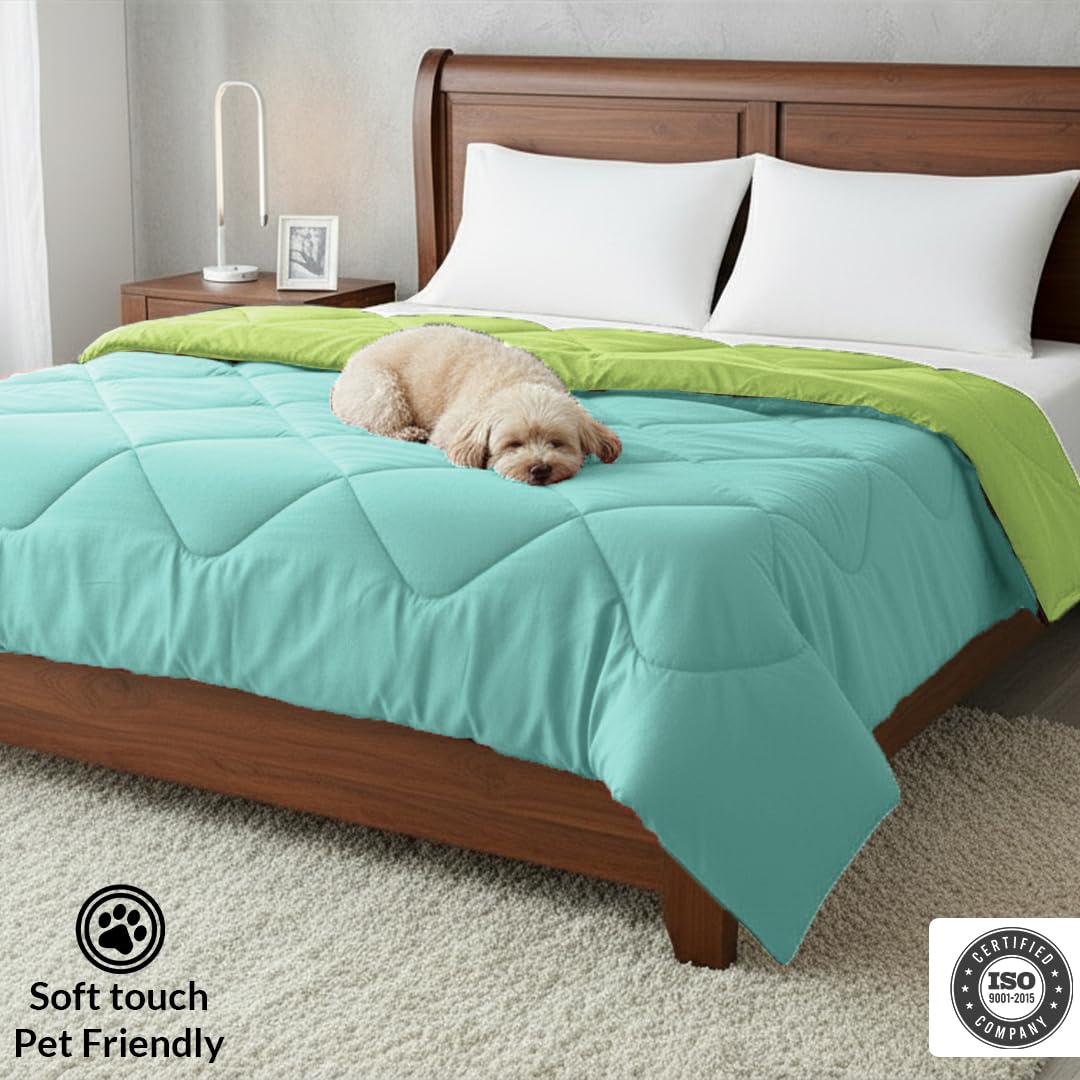 HOMEMONDE Double Comforter - Reversible Microfiber -5