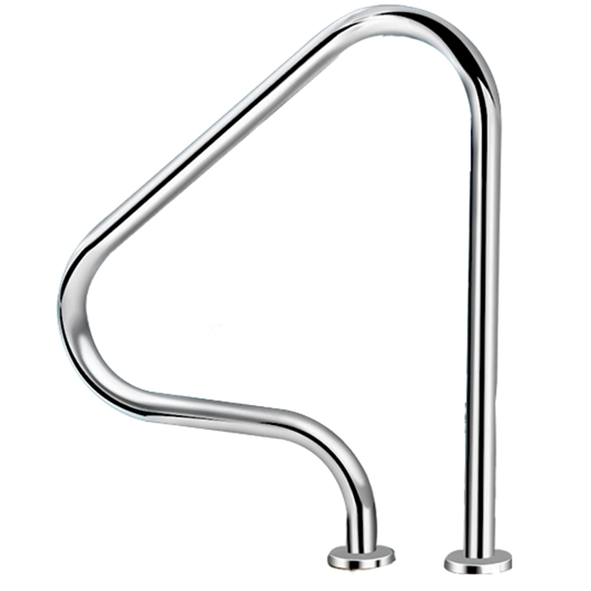 Mains courantes de piscine anti-glisse en acier inoxydable