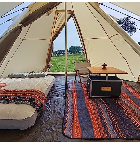 AOKLEY Picknickdecke Outdoor-Picknickmatte, wasserdichte Strandmatte, Faltbare Strand-Campingmatte, Picknickdecke im nationalen Stil Stranddecke Campingdecke – Bild 7