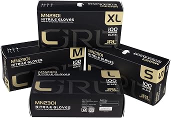 JRL Professional Nitrile Gloves for Hair Color, Barber & Salon Services