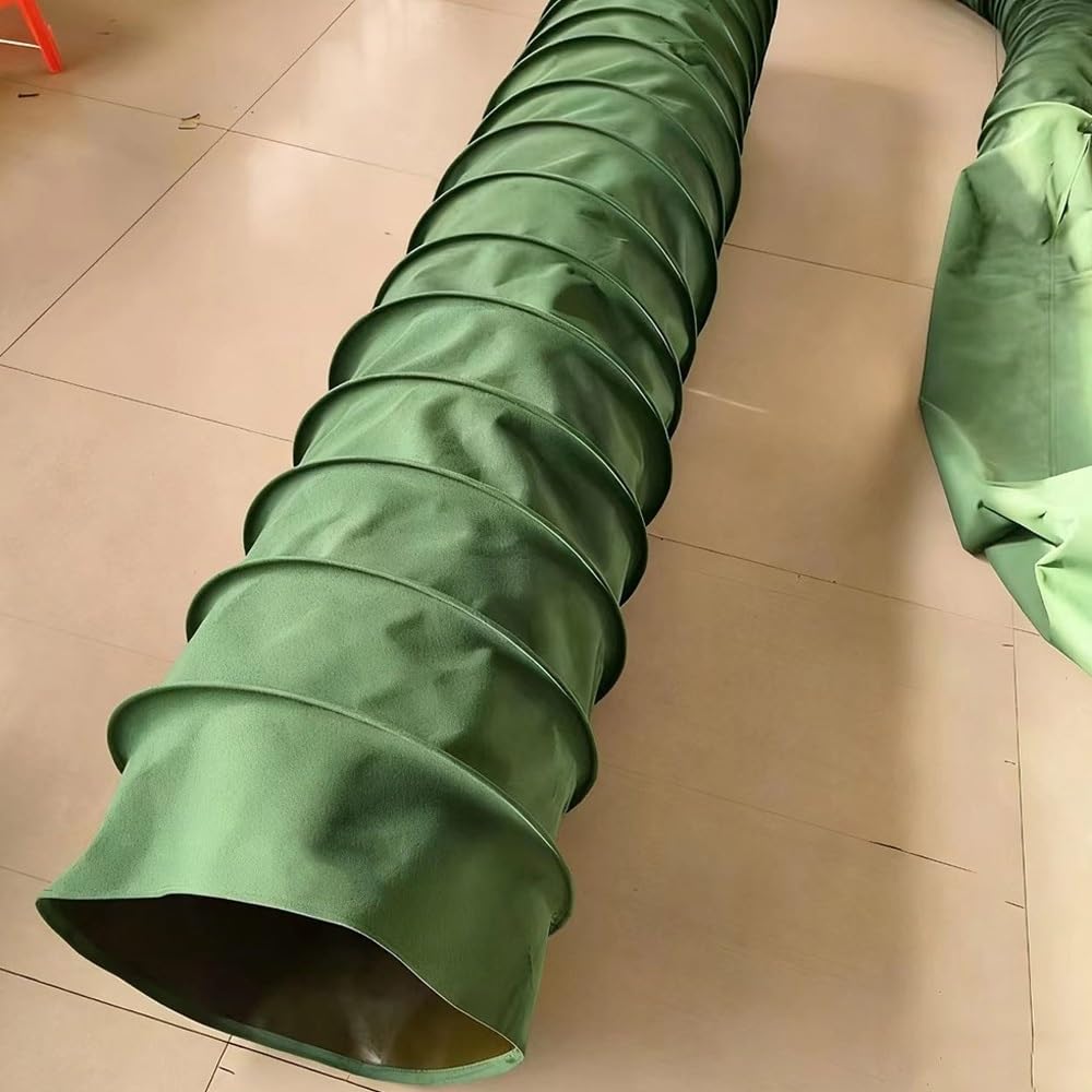 Tubo Di Ventilazione Flessibile Condotto Di Ventilazione Alta Temperatura 155 205 255 305 355mm Condotti Di Scarico Aria In Tela(L 8m(26ft),Dia 355mm(14"))