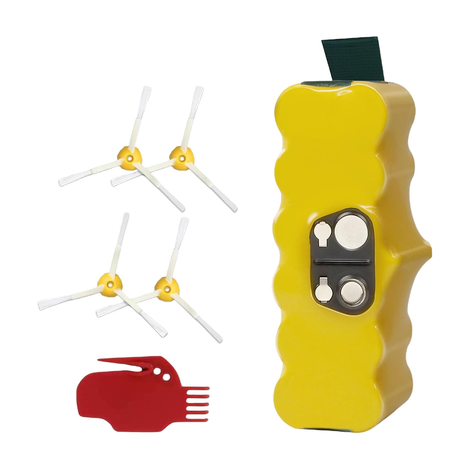 3000 mAh Batteria ricaricabile ricambio e spazzole per 500-900
