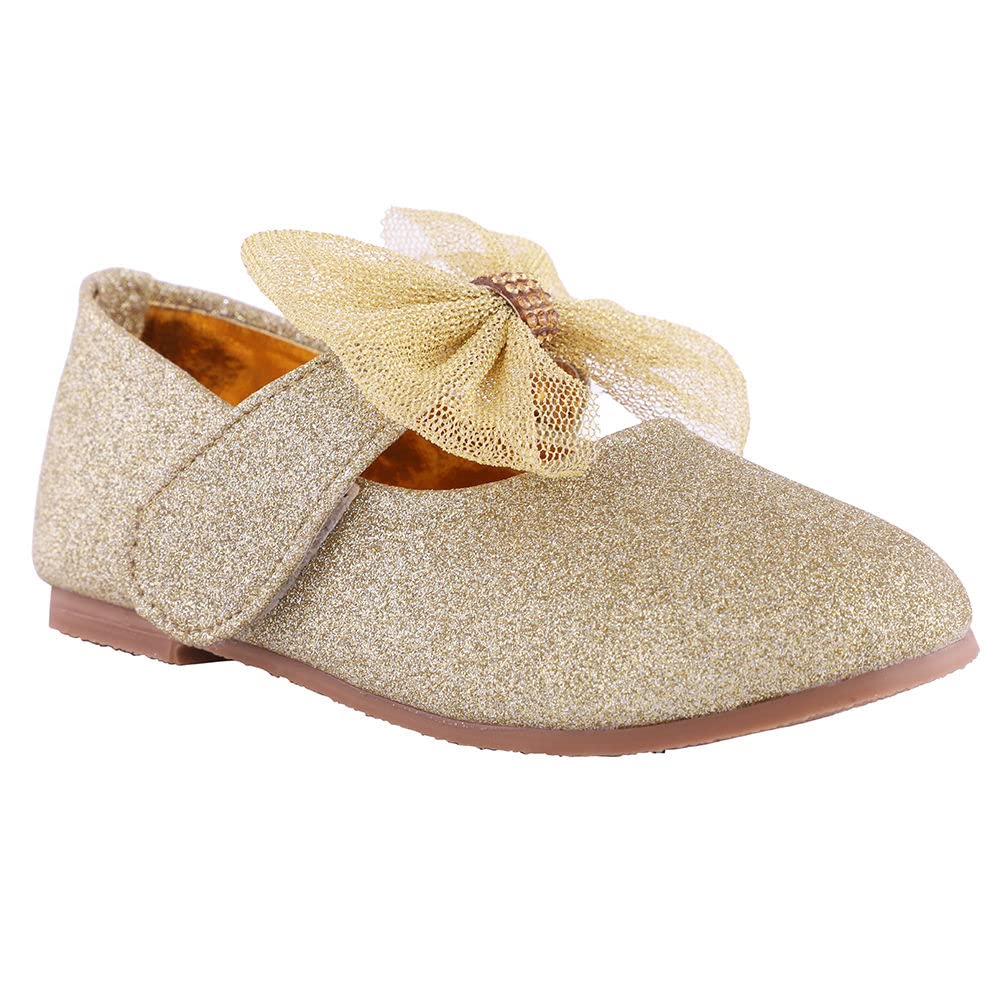 Hopscotch Girls Synthetic/PU Bow Applique Mary Jane in Gold Color for, UK : 5 (IES-3996735) (B0BN234L4Z) Amazon Price History, Amazon Price Tracker