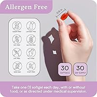 Vista 3 de Omega con LYSOVETA LPC Suplementos de EPA y DHA para la salud cerebral Enfoque, atención, memoria y estado de ánimo 6 veces mayor absorción