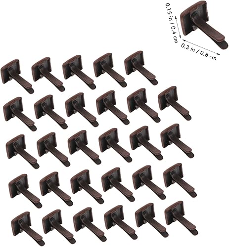 Miniatura 6 de VILLCASE 300 uñas decorativas antiguas con patas para manualidades y clavos para ropa, zapatos y accesorios para proyectos de adorno