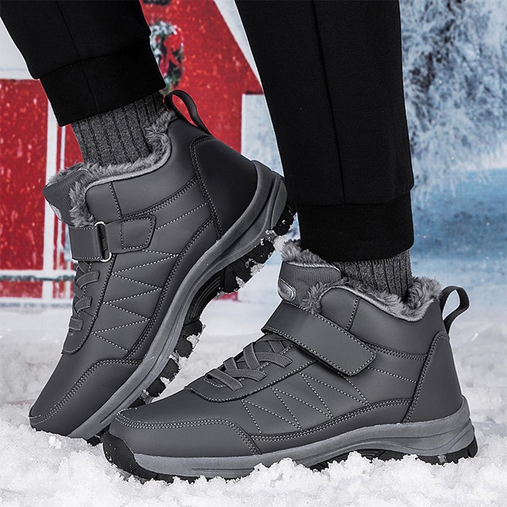 Boots, 2026 Arch Support Orthotic Boots, Fur Lining, Warm Ankle, Waterproof Non-slip Winter Outdoor Hiking Shoes