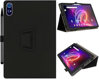 Tablet Case Cover for Acer Iconia Tab P11 11inch,Multi-Viewing Angles,Slim Light Shell Stand Cover for Acer Iconia Tab P11 P11-11-8113 Tablet with Hand Strap& Pencil Holder,Black