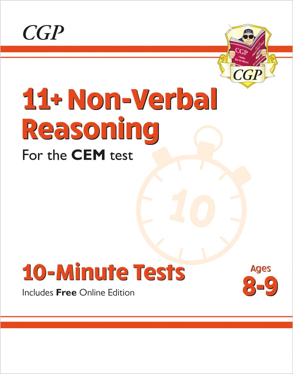 11+ CEM 10-Minute Tests: Non-Verbal Reasoning - Ages 8-9 (with Online Edition) (CGP 11+ Ages 8-9)