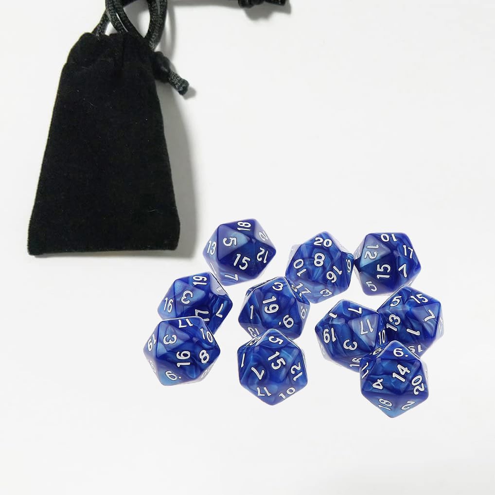 Découvrez tout sur les dés à 20 faces pour jeux de rôle