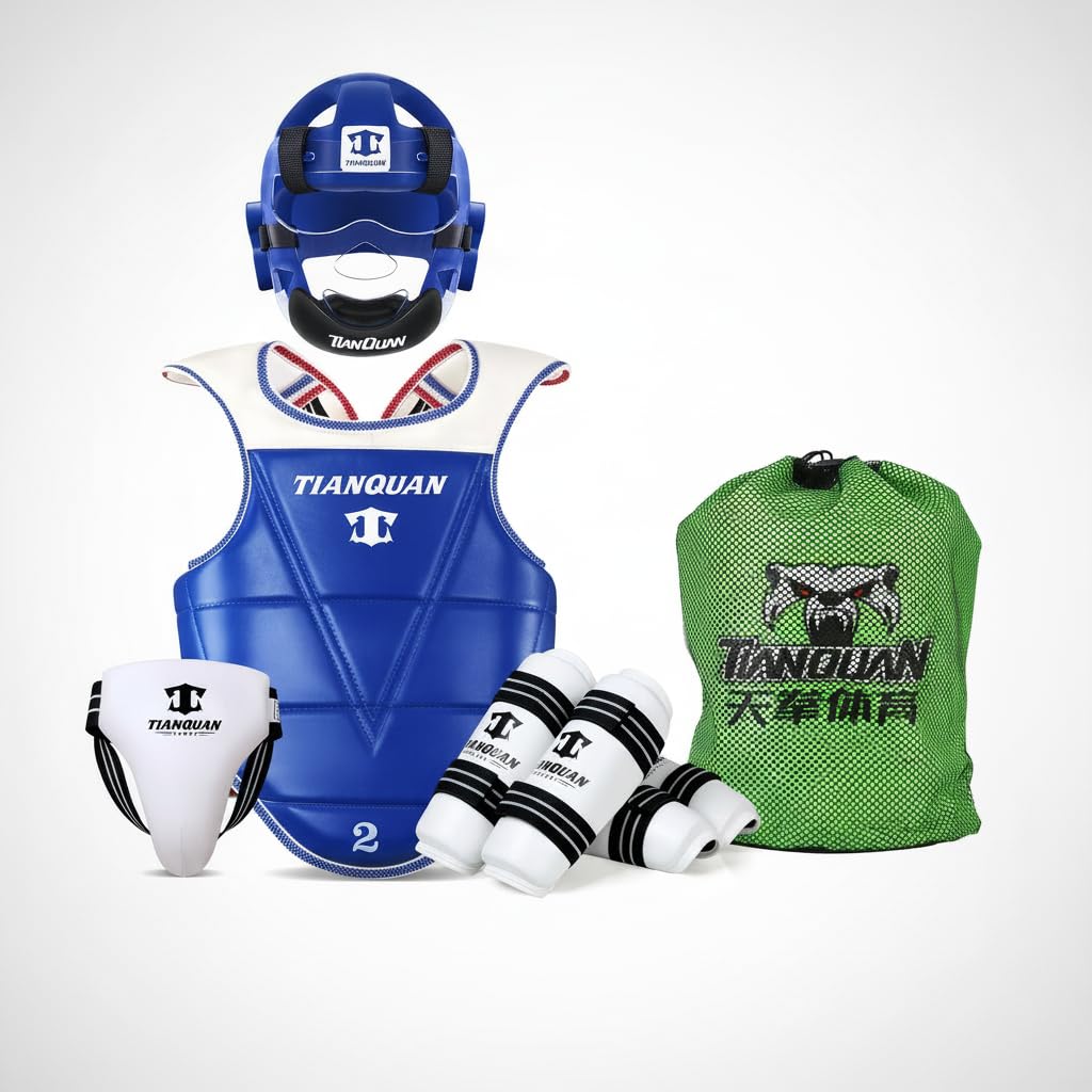 Conjunto Protección para Niños - Set Completo 7 Piezas para Artes Marciales y Sparring