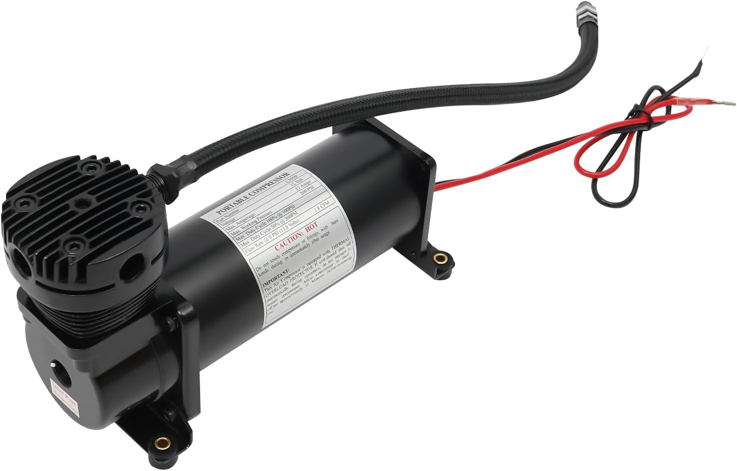 Zestaw Sprężarki Powietrza 12 V Przenośna Sprężarka Powietrza I Zestaw Naprawczy Do Opon 200 Psi Sprężarka Zawieszenia Pneumatycznego Do Klaksonów Samochodowych Opony Materace Pneumatyczne