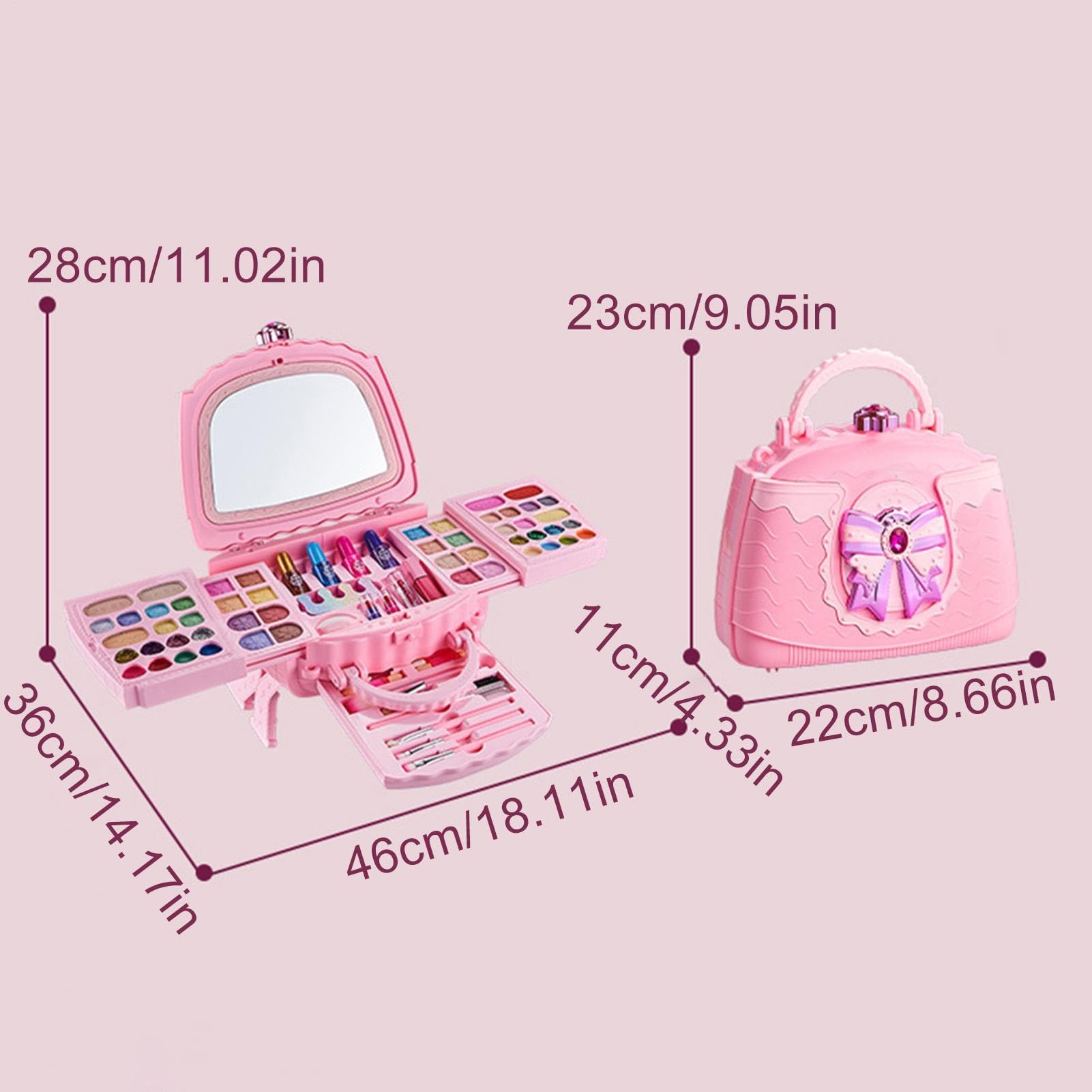 Set di trucco per bambini, set di trucchi da per ragazze